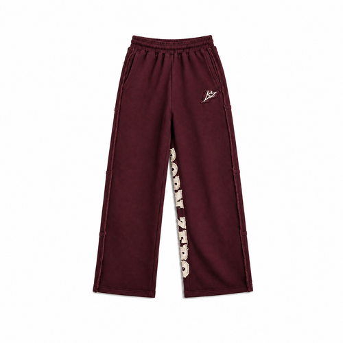 SIGNATURE SWEATPANTS WINE RED